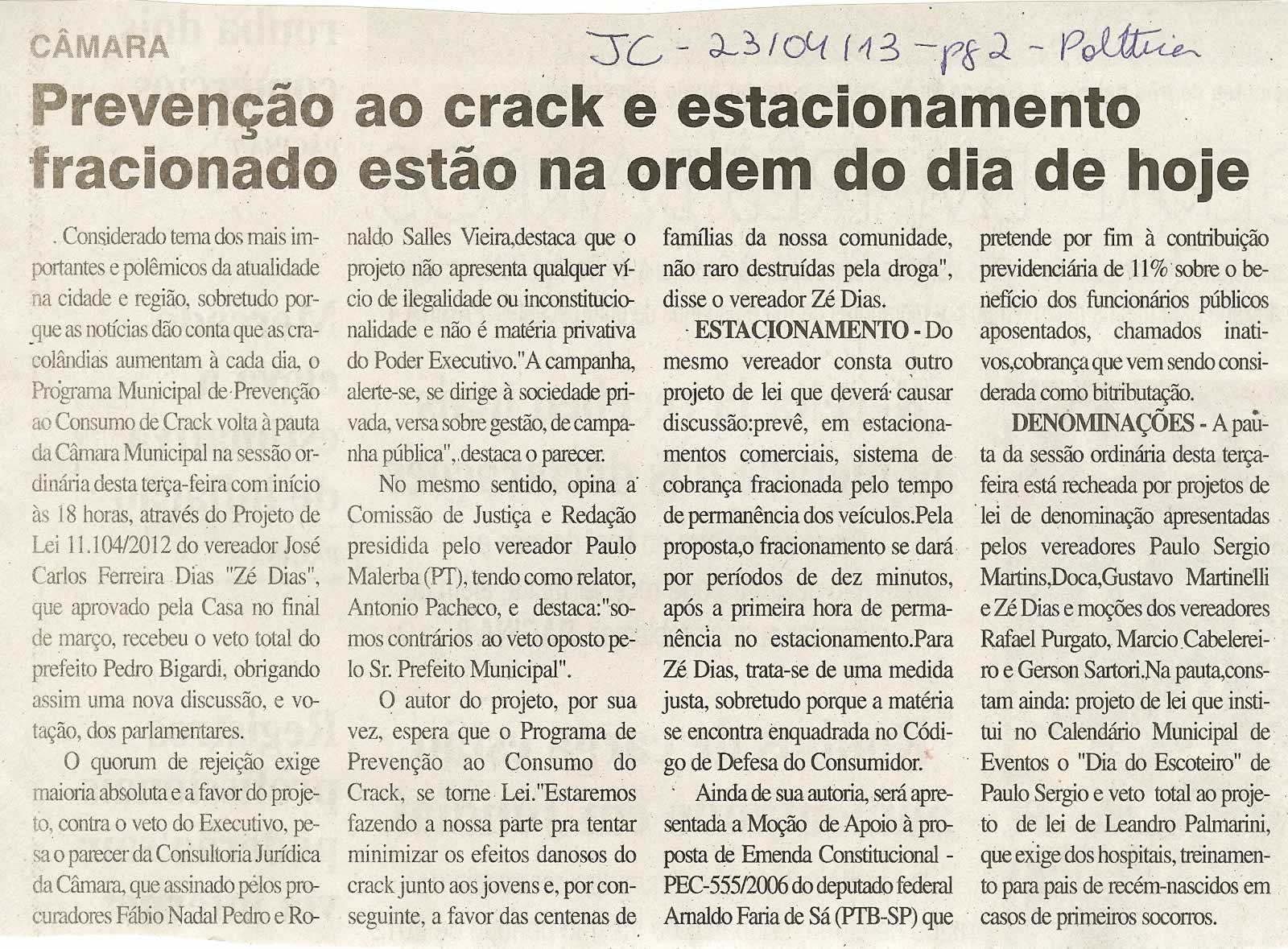 Jornal da Cidade - 23/04/2013