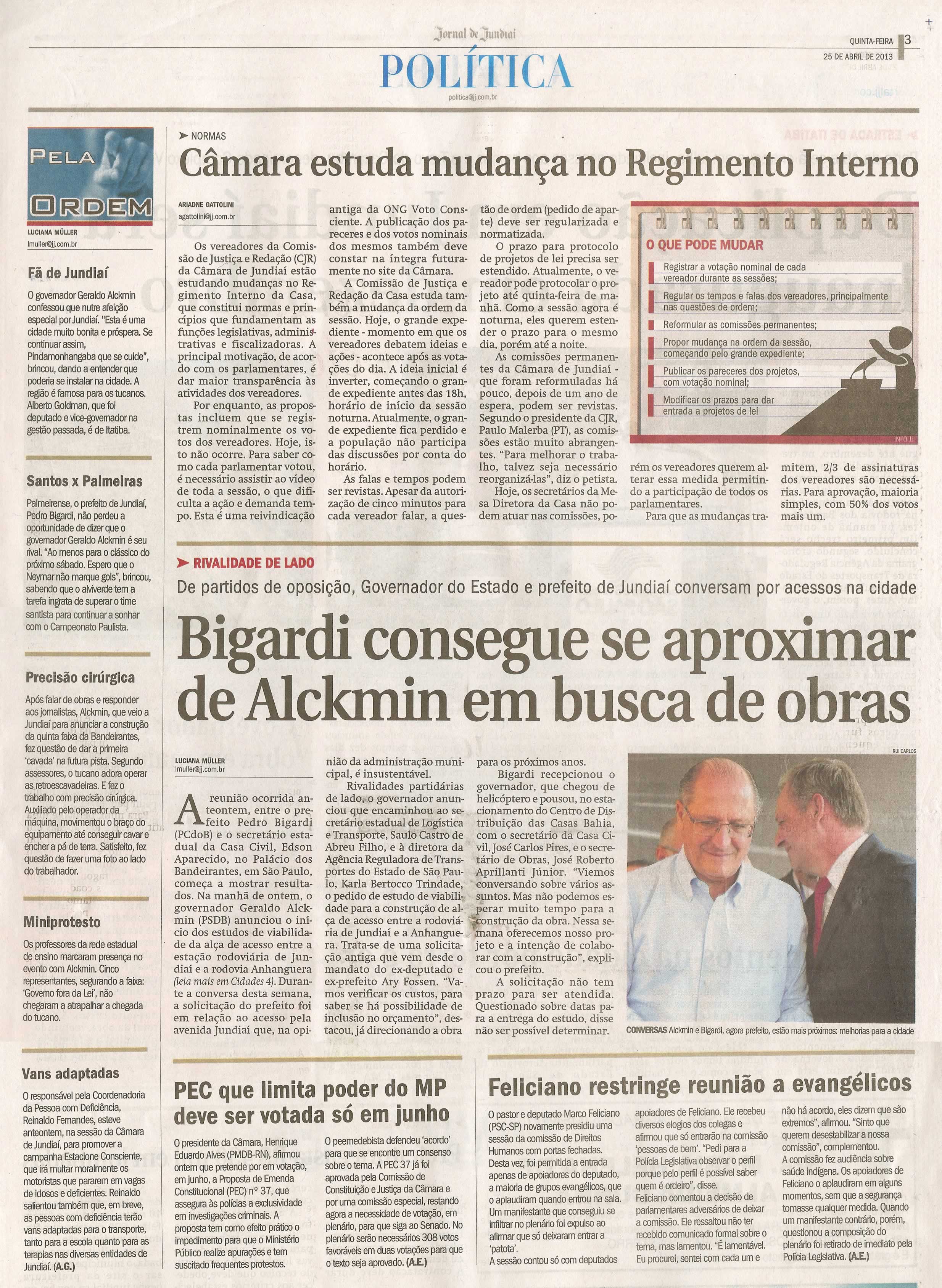 Jornal de Jundiaí - 25/04/2013