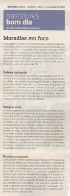 Bom Dia Jundiaí - 02/05/2013