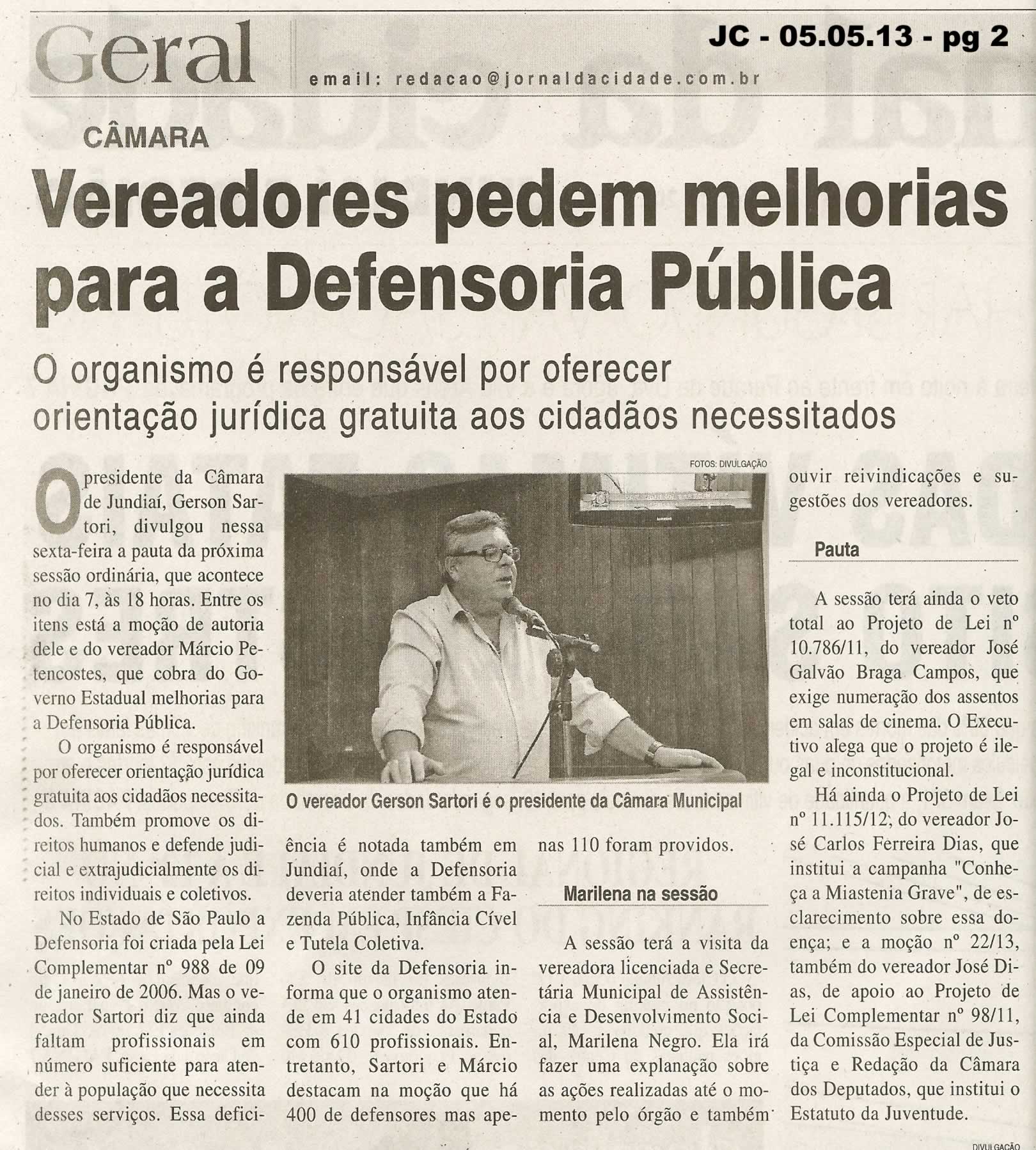 Jornal da Cidade - 05/05/2013