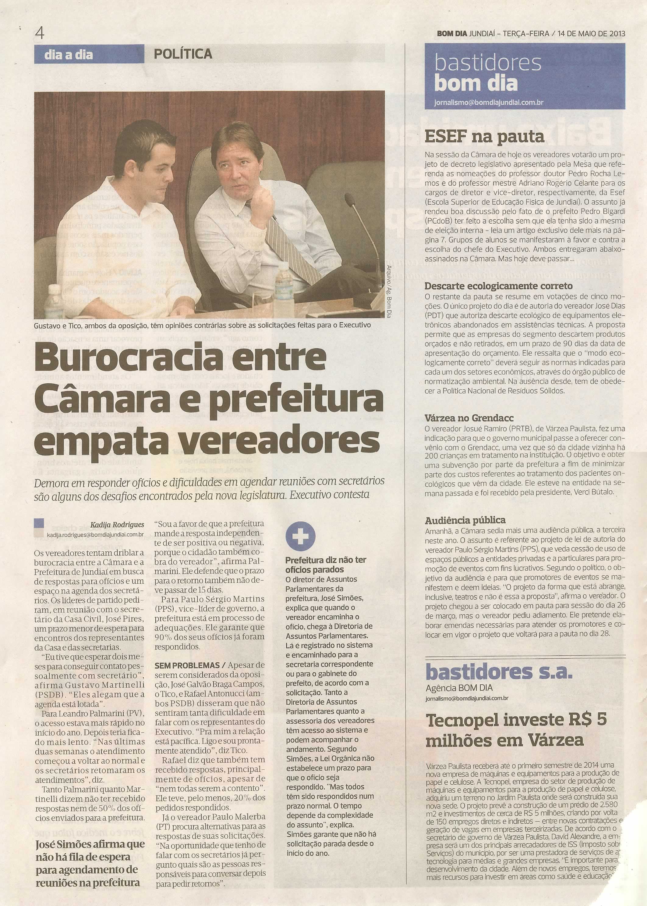 Bom Dia Jundiaí - 14/05/2013