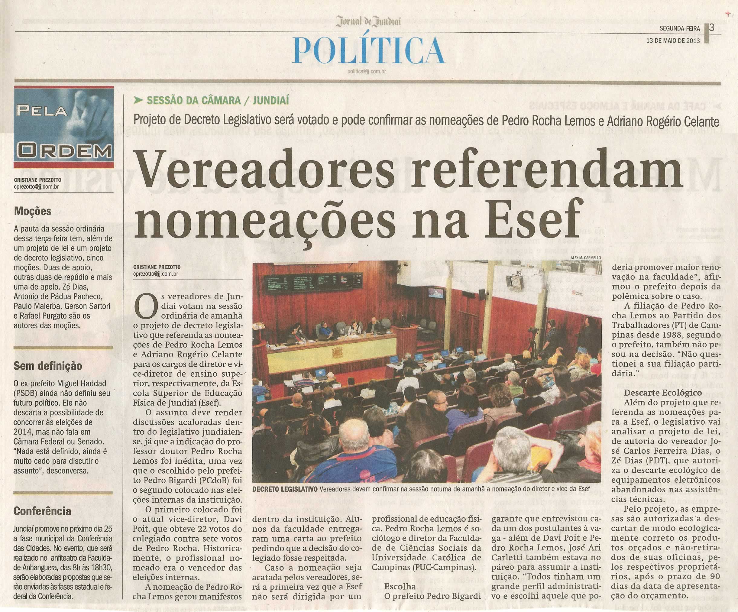 Jornal de Jundiaí - 13/05/2013