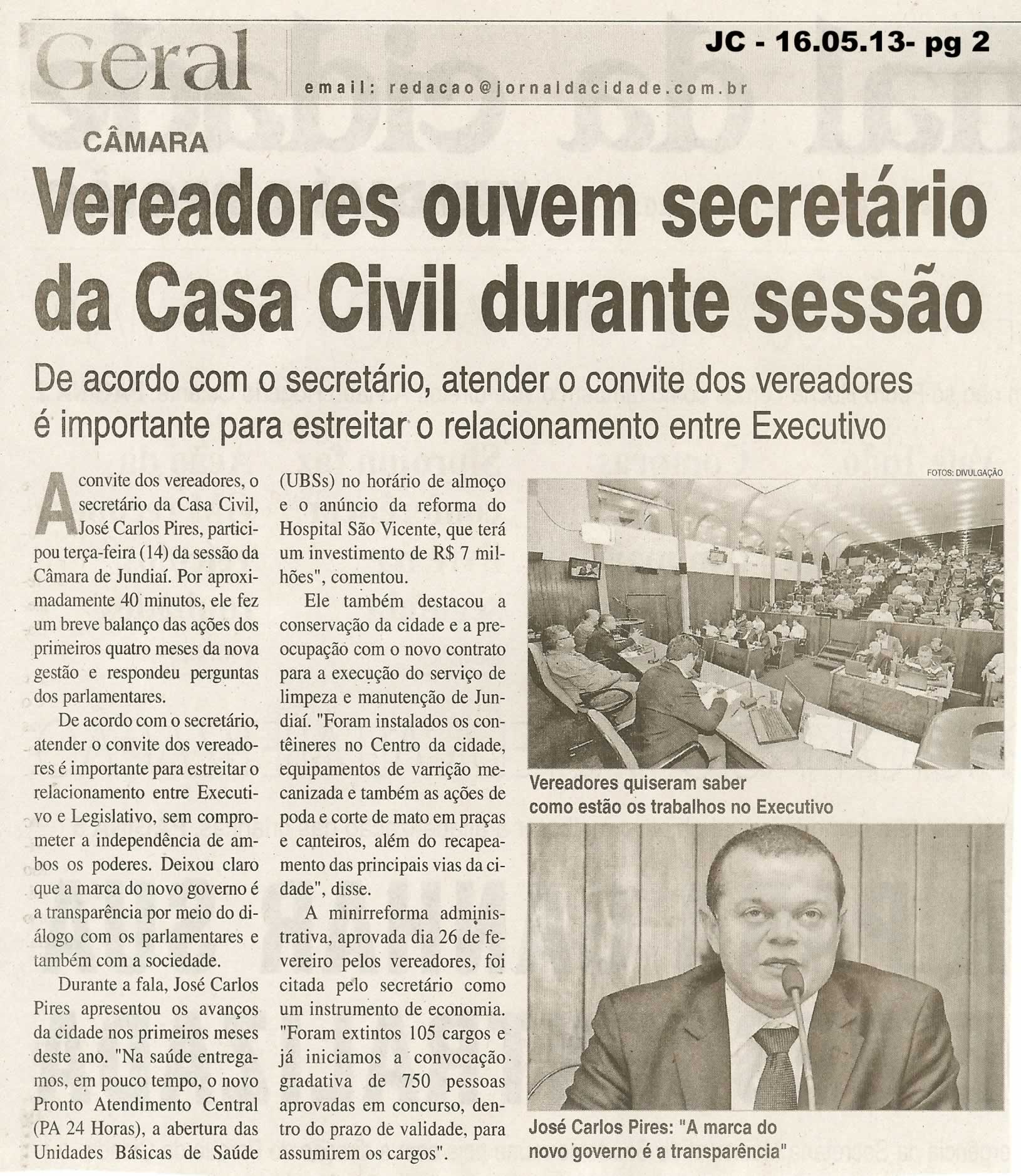 Jornal da Cidade - 16/05/2013