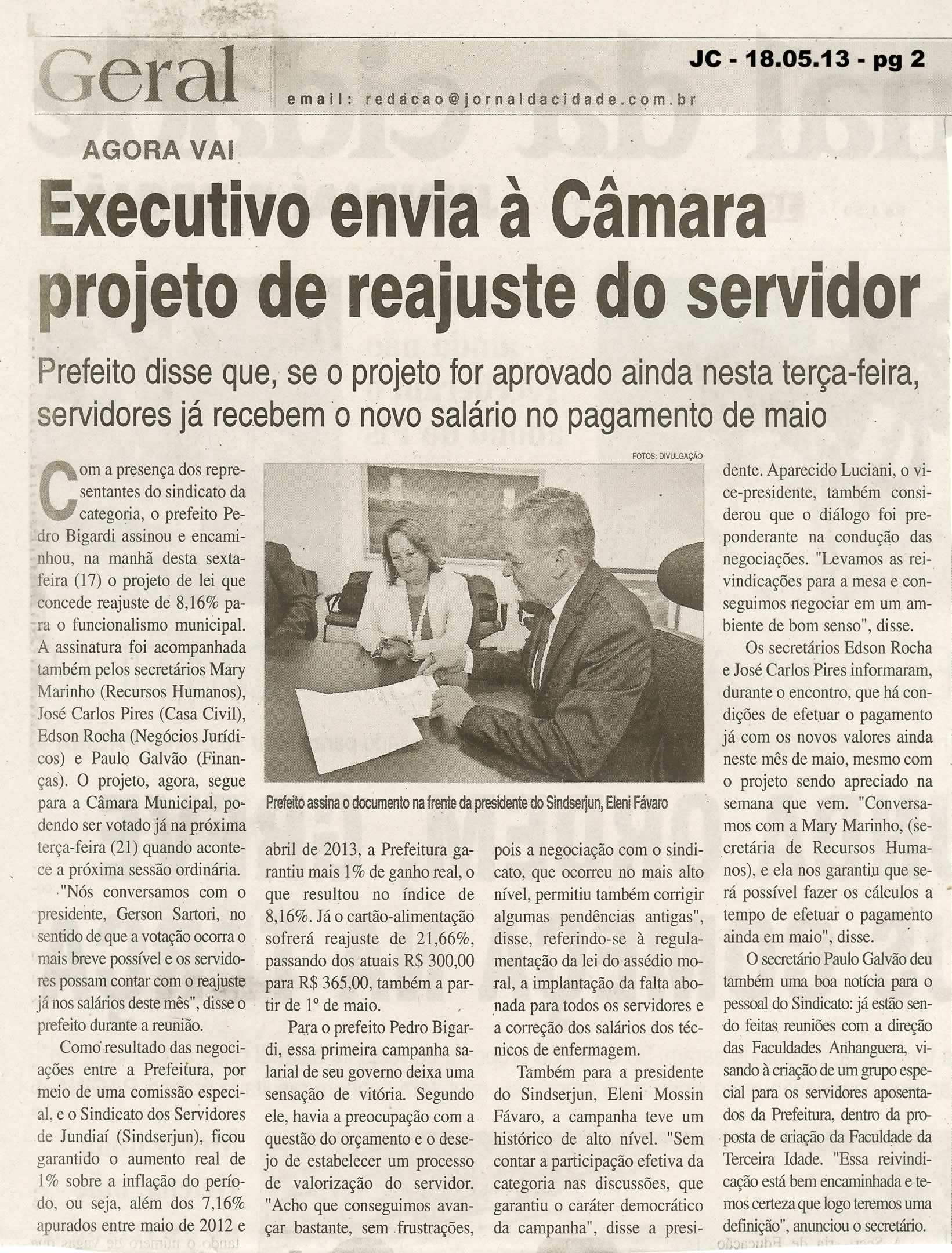 Jornal da Cidade - 18/05/2013