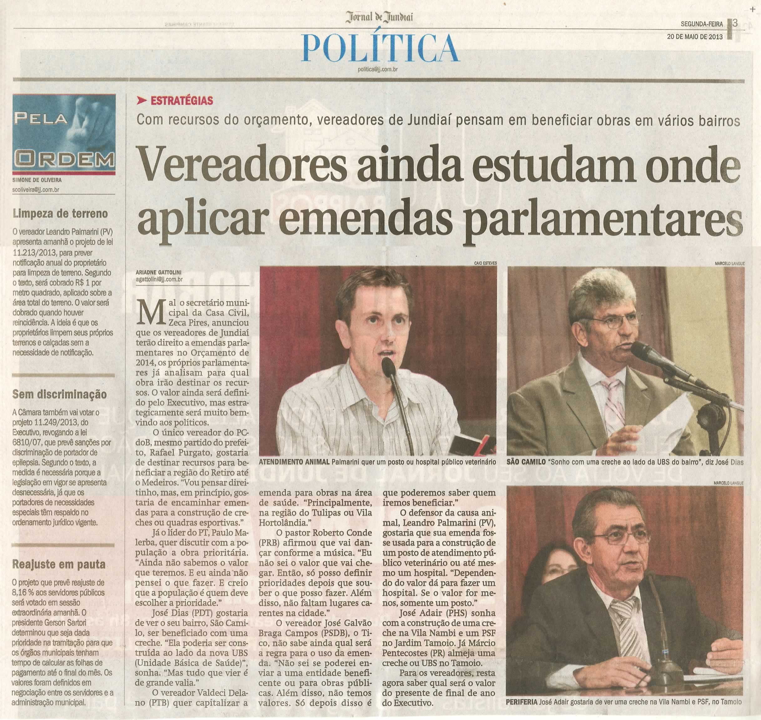 Jornal de Jundiaí - 20/05/2013