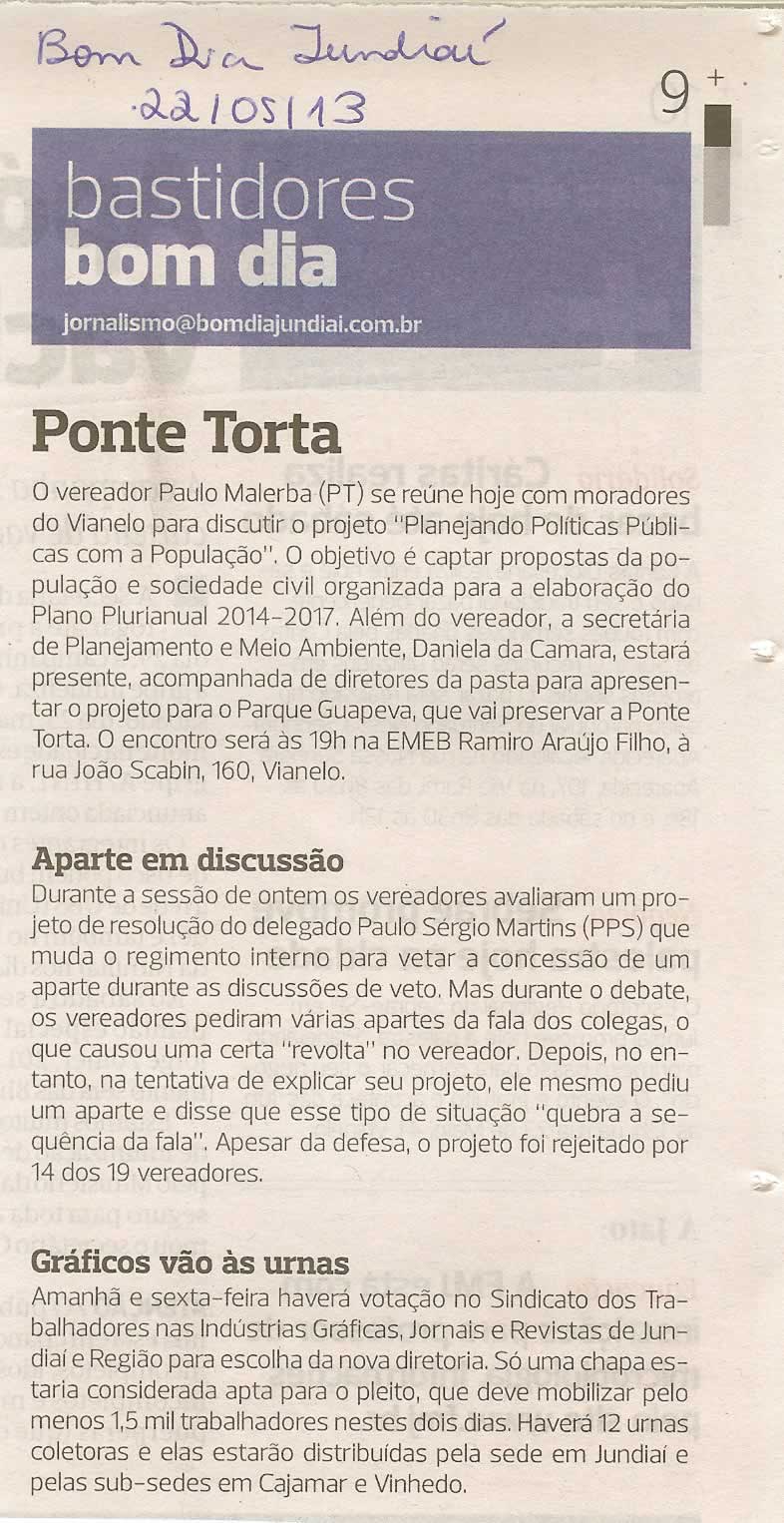 Bom Dia Jundiaí - 22/05/2013