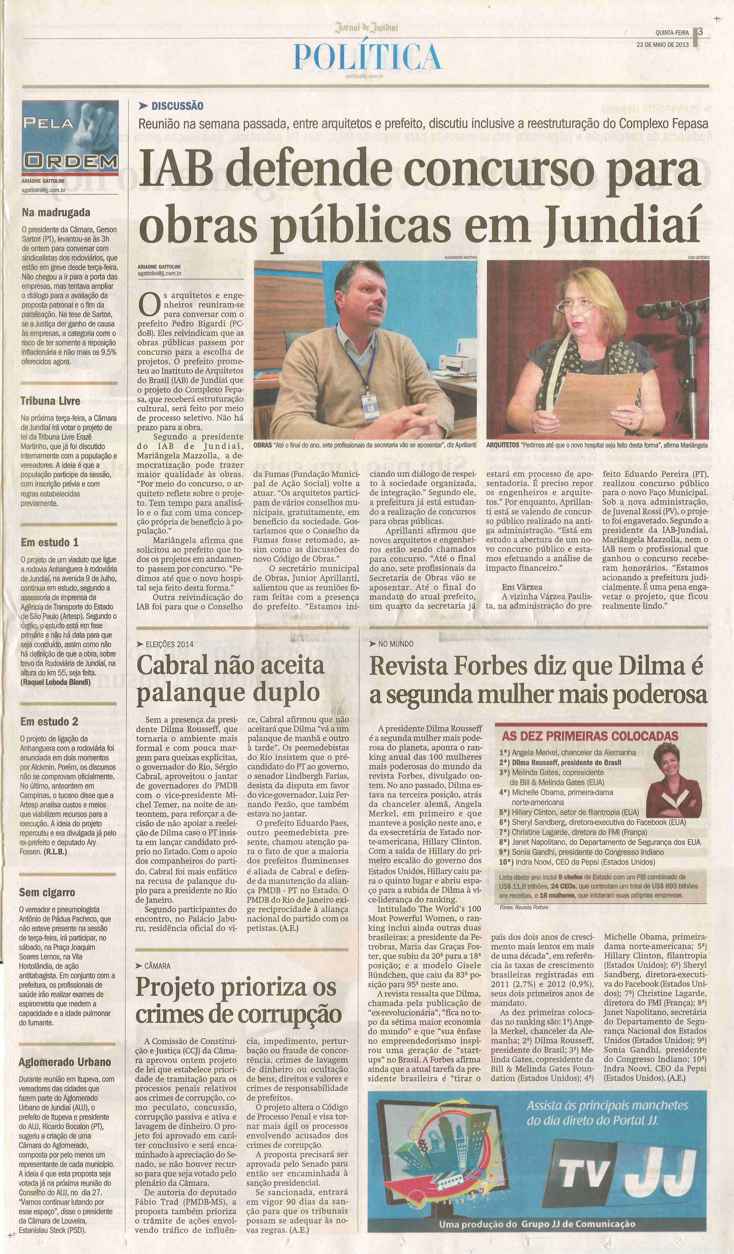 Jornal de Jundiaí - 23/05/2013