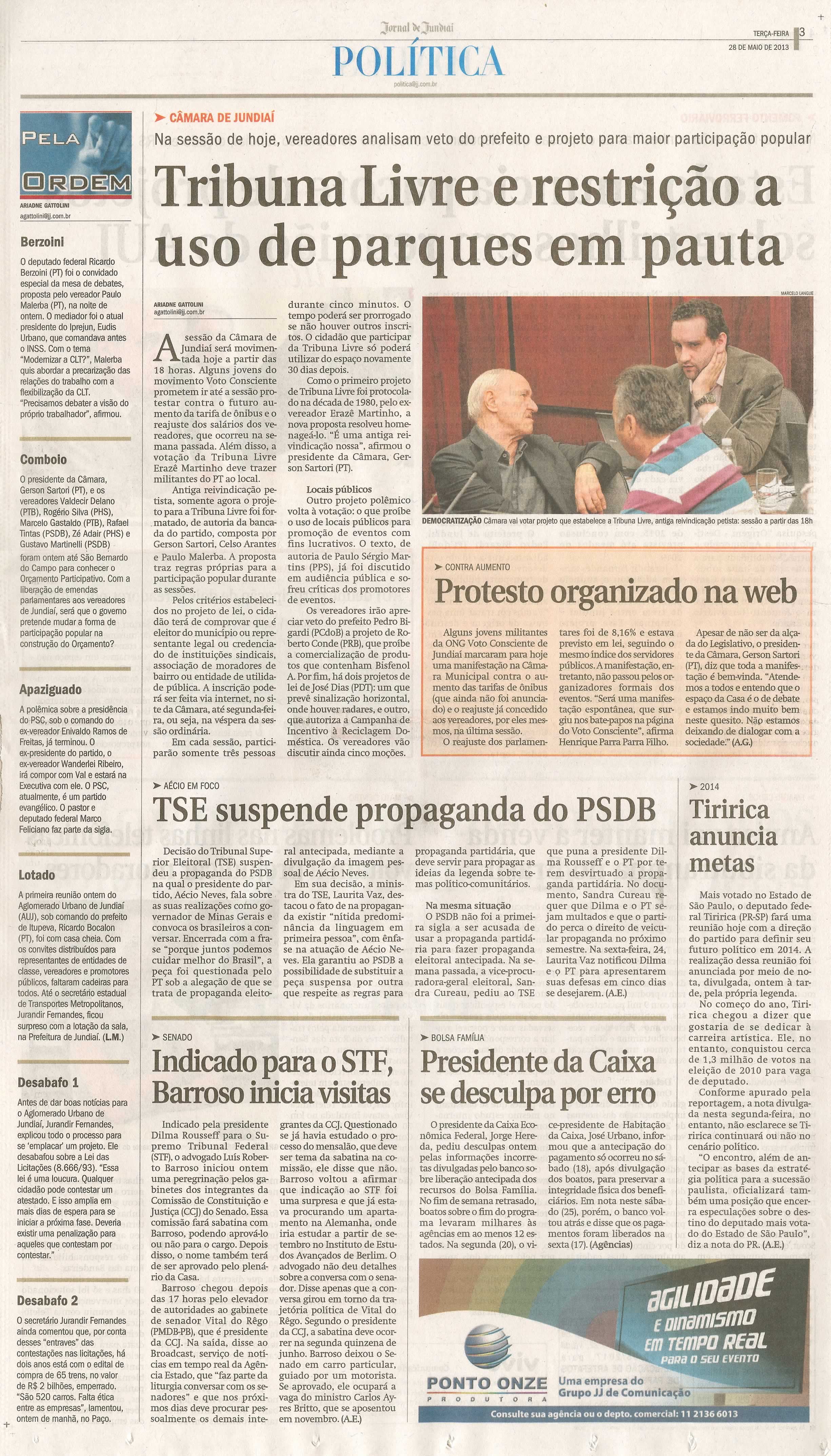 Jornal de Jundiaí - 28/05/2013