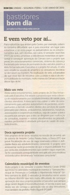 Bom Dia Jundiaí - 03/06/2013