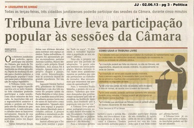 Jornal de Jundiaí - 02/06/2013