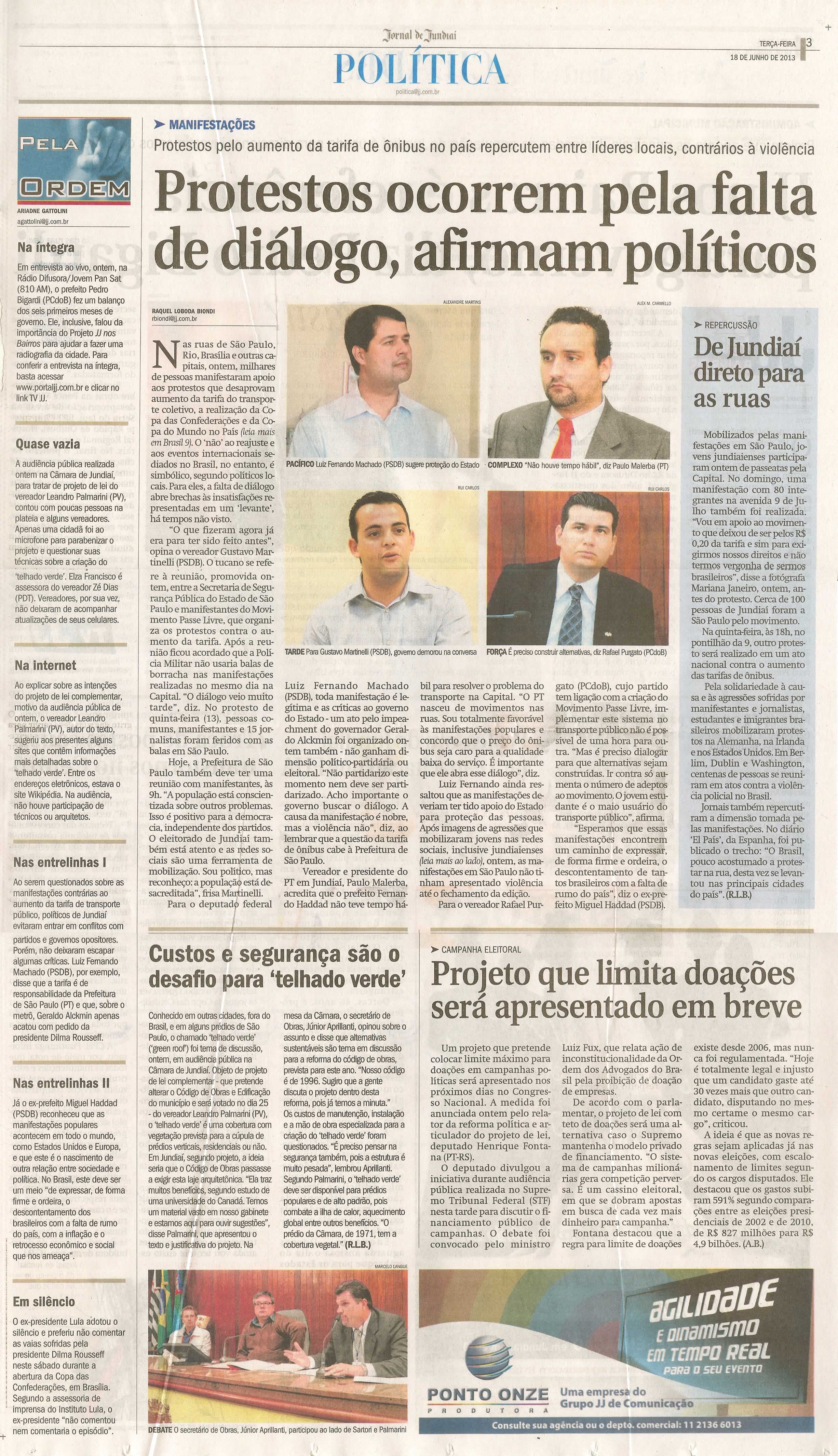 Jornal de Jundiaí - 18/06/2013