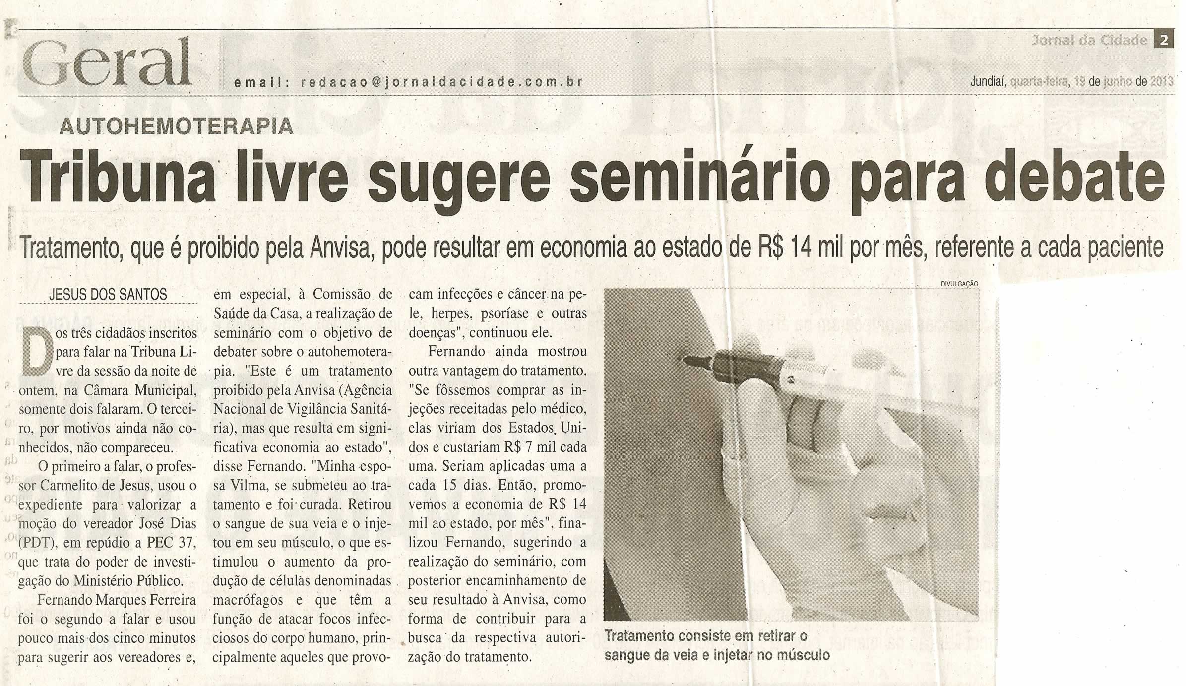 Jornal da Cidade - 19/06/2013