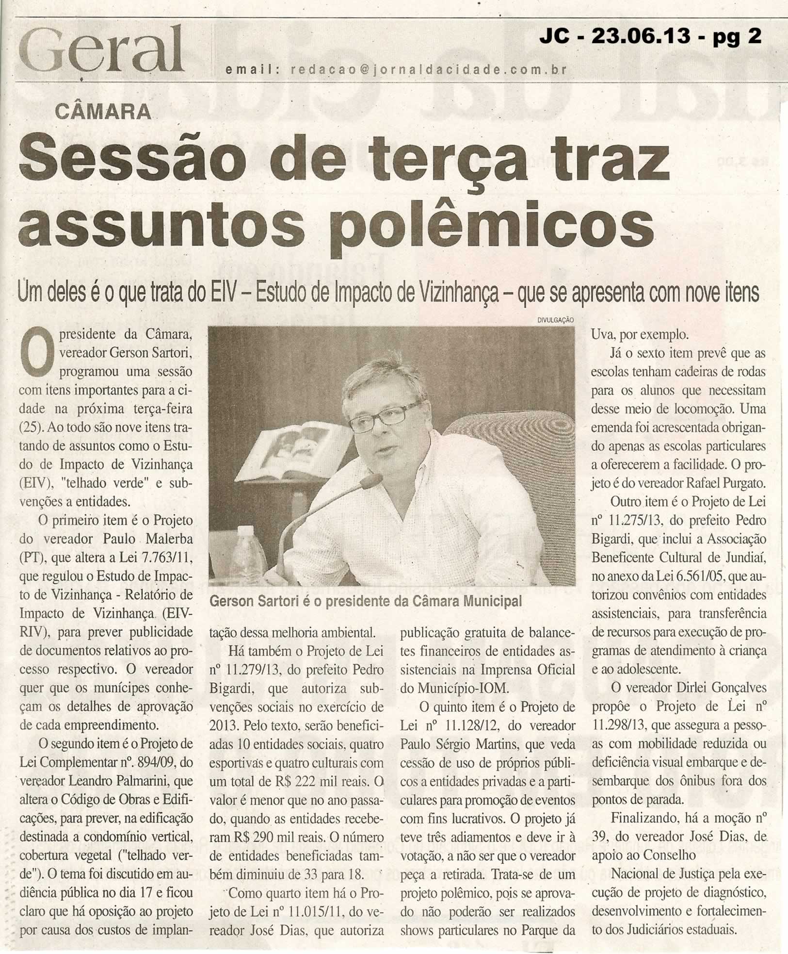 Jornal da Cidade - 23/06/2013