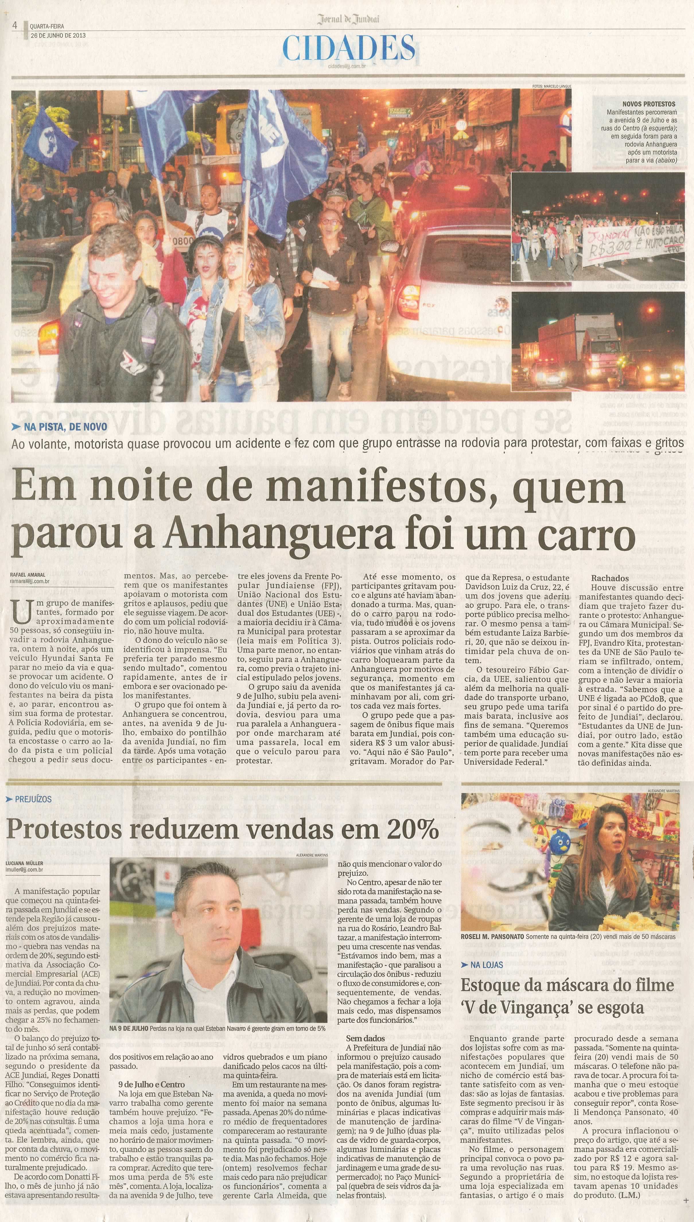 Jornal de Jundiaí - 26/06/2013