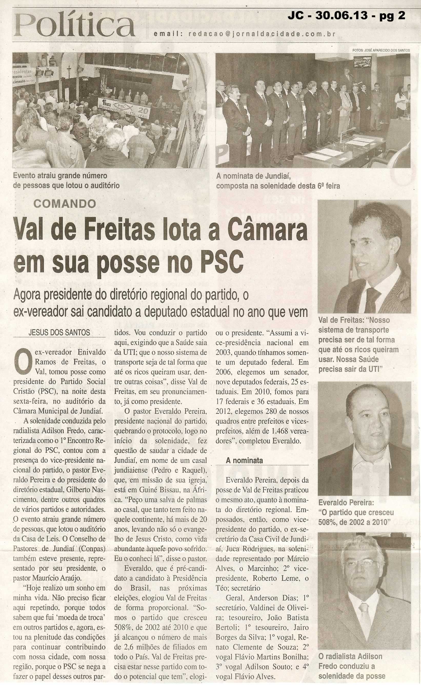 Jornal da Cidade - 30/06/2013