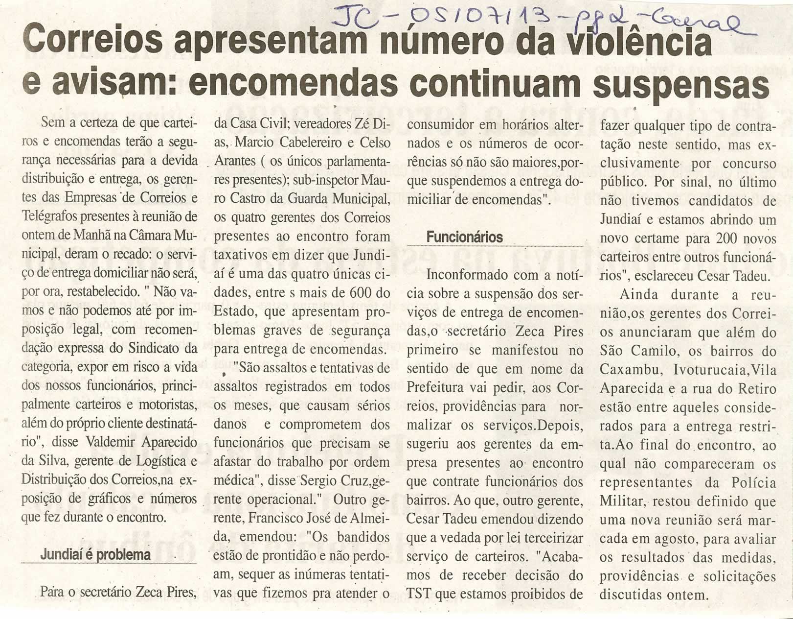 Jornal da Cidade - 05/07/2013