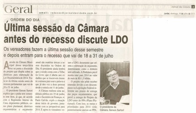 Jornal da Cidade - 14/07/2013