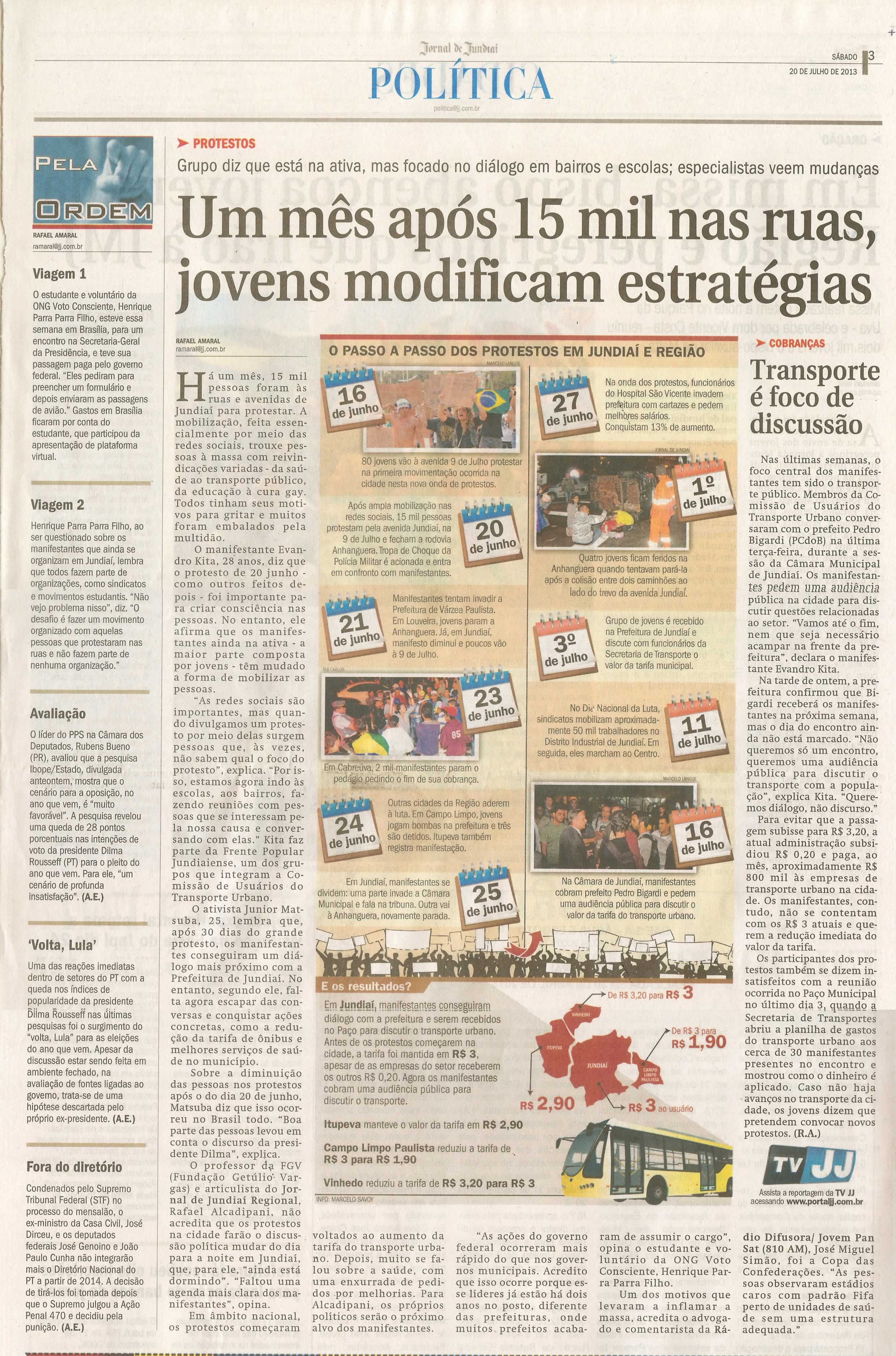 Jornal de Jundiaí - 20/07/2013