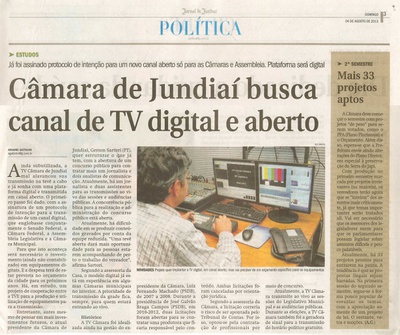 Jornal de Jundiaí - 04/08/2013