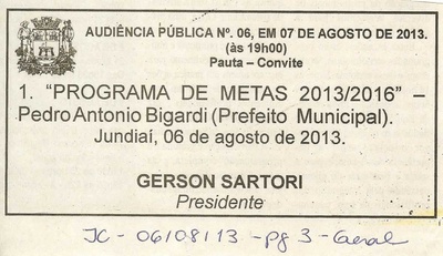Jornal da Cidade - 06/08/2013