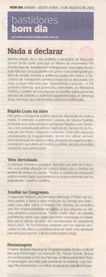 Bom Dia Jundiaí - 09/08/2013