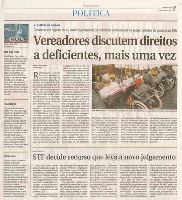 Jornal de Jundiaí - 12/08/2013