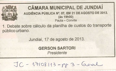 Jornal da Cidade - 17/08/2013