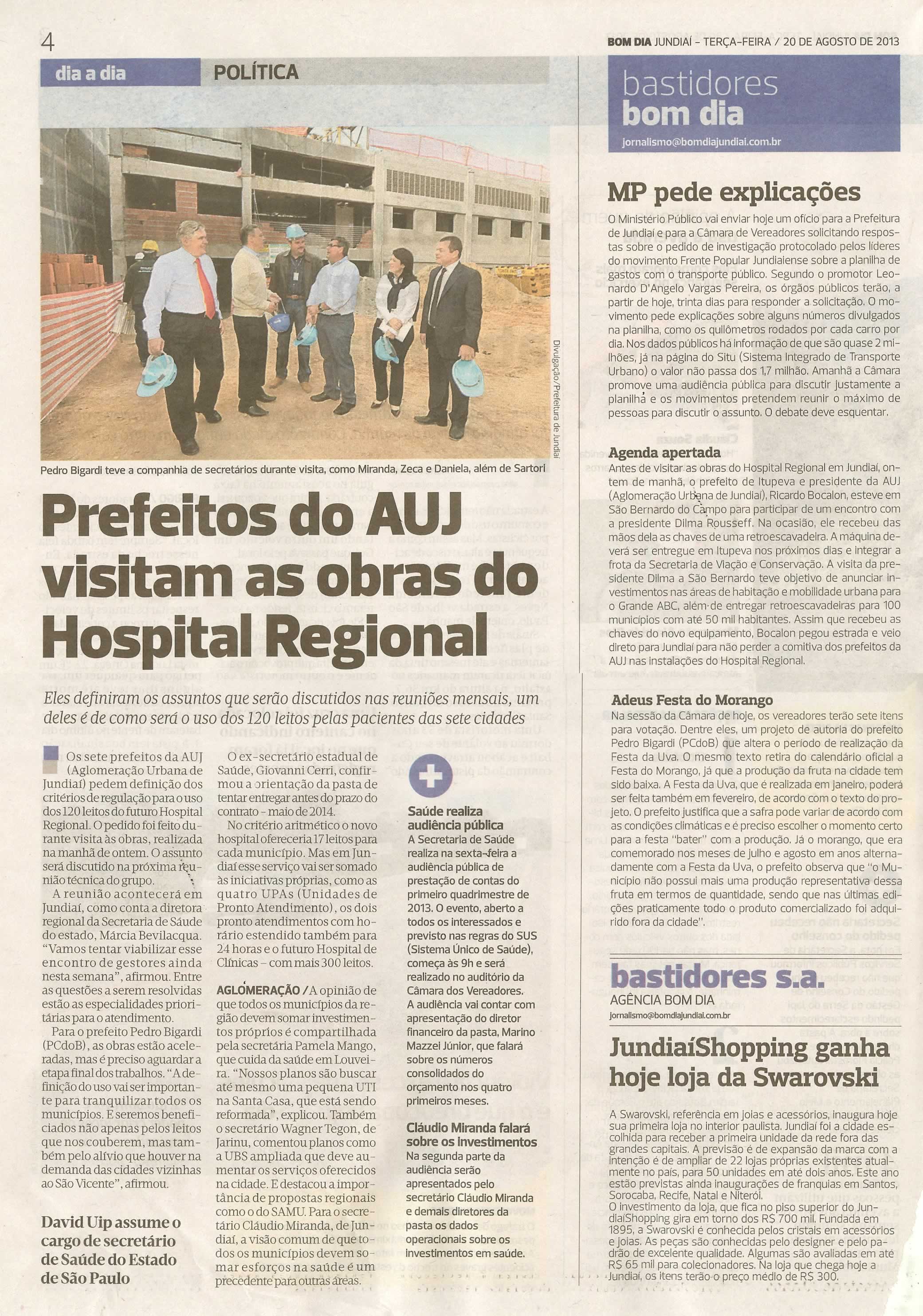 Bom Dia Jundiaí - 20/08/2013