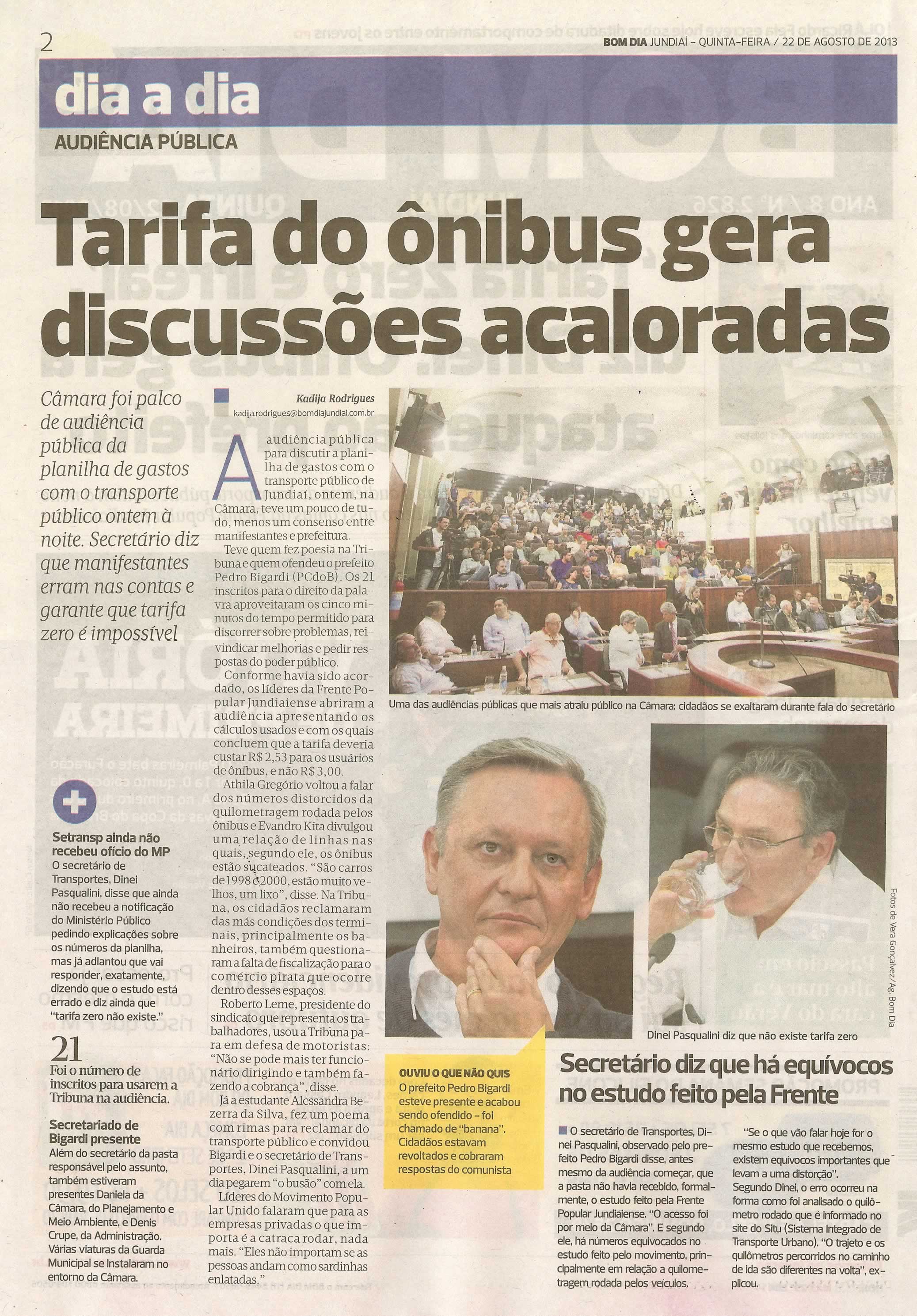 Bom Dia Jundiaí - 22/08/2013