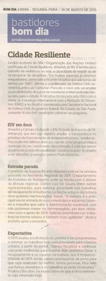 Bom Dia Jundiaí - 26/08/2013