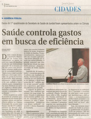 Jornal de Jundiaí - 24/08/2013