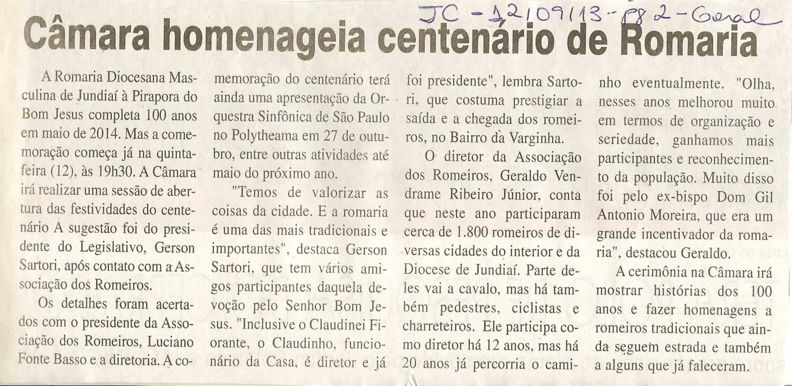 Jornal da Cidade - 12/09/2013