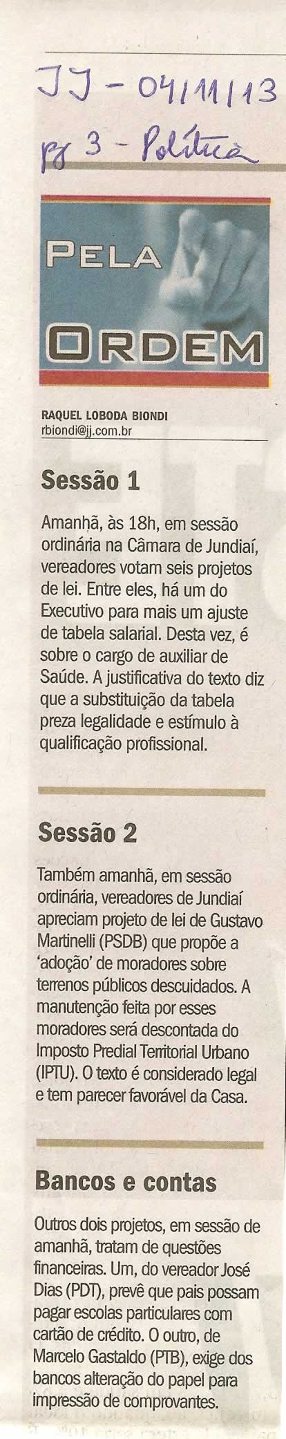JJ - 04/11/13 - pagina 3 - política - Pela ordem -