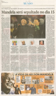 JJ - 07/12/13 - pg 10 - Mundo - Mandela será sepultado no dia 15 -