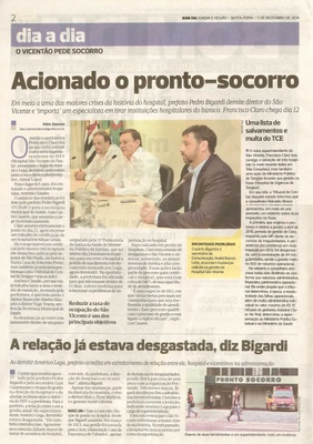 Bom Dia Jundiaí - 05/12/14 - pg 2 - Acionado o pronto-socorro -