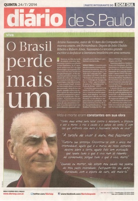 Bom Dia Jundiaí - 24/07/14 - pg 1 - O Brasil perde mais um -
