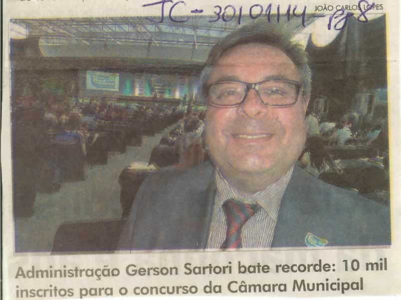 JC - 30/01/14 - pg 8 - administração gerson sartori
