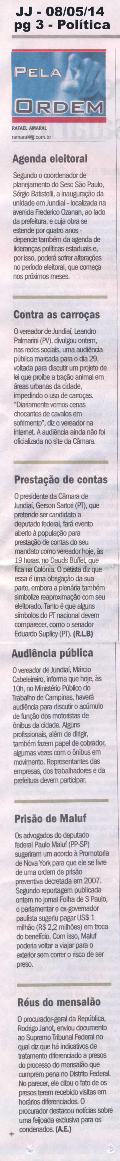JJ - 08/05/14 - pg 3 - Política - pela ordem -