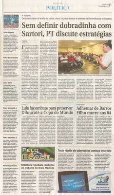 JJ - 10/02/14 - pg 3 - Política - Sem definir dobradinha com Sartori, PT discute estratégias - 