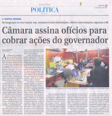 JJ - 11/06/14 - pg 3 - Política - Câmara assina ofícios para cobrar ações do governador - 