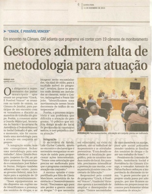 JJ - 11/12/14 - pg 5 - cidades - Gestores admitem falta de metodologia para atuação -