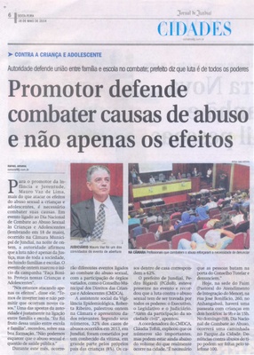 JJ - 16/05/14 - pg 3 - Política - Promotor defende combater causas de abuso e não apenas os efeitos - 