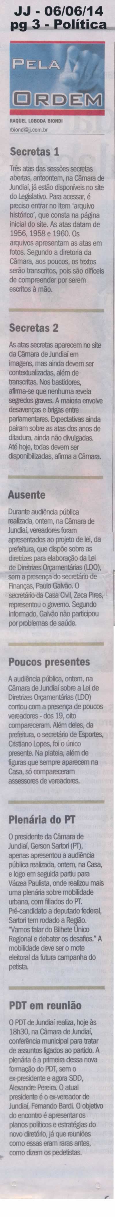 JJ – 06/06/2014 – pg 3 – Política – Pela Ordem.