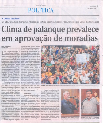 JJ - 21/05/14 - pg 3 - Política - Clima de palanque prevalece em aprovação de moradias -