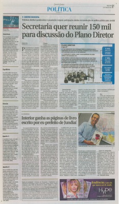 JJ - 22/04/14 - pg 3 - Política - Secretaria quer reunir 150 mil para discussão do plano diretor - 