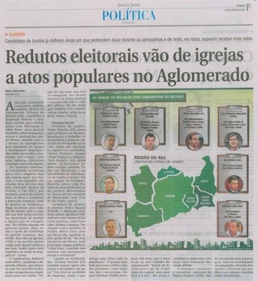 JJ - 29/06/14 - pg 3 - Política - Redutos eleitorais vão de igrejas a atos populares no aglomerado - 