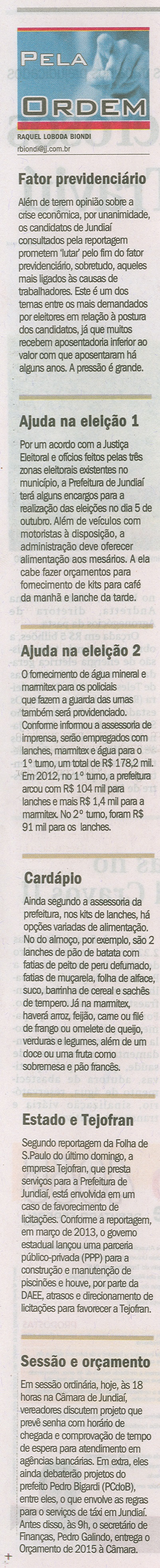 JJ - 30/09/14 - pág. 03 - Política - Pela Ordem.
