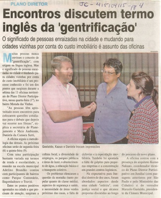 JC - 04/04/15 - pg 4 - Encontros discutem termo inglês da gentrificação -