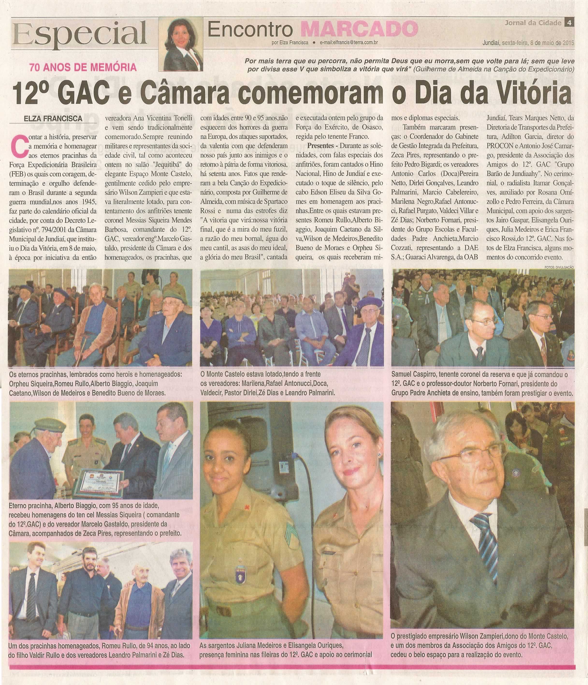 JC - 08/05/15 - pg 4 - Especial - 12º GAC e  Câmara comemoram o Dia da Vitória - 