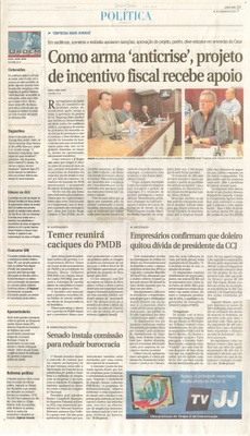  JJ - 03/09/15 - pg 3 - Política - Como arma 'anticrise', projeto de incentivo fiscal recebe apoio - Pela Ordem.